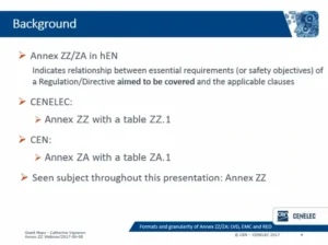 Back Ground Annex ZZ ZA granularity