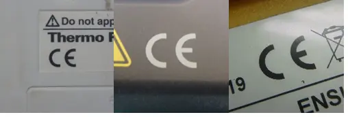 CEマークの写真3連